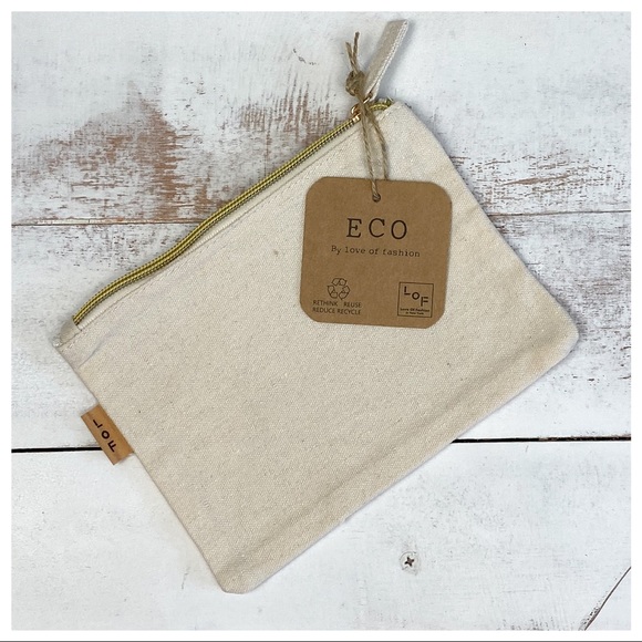 Eco Friendly Pineapple Canvas Makeup Bag - Picture 5 of 5